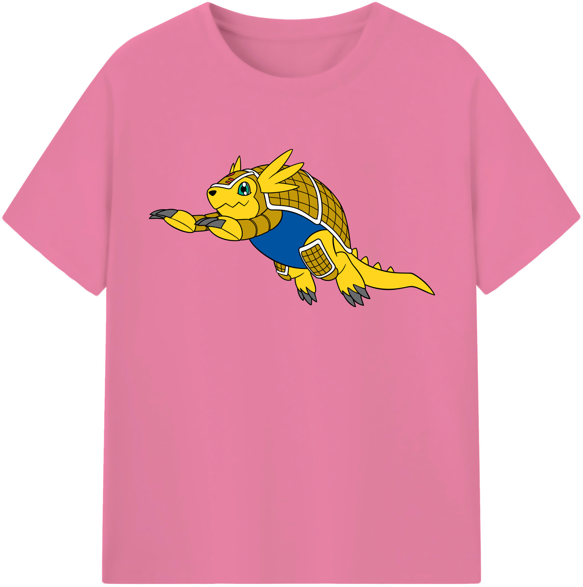 （画像用） Digimon デジタルモンスター/デジモン 綿100％半袖Tシャツ（フロントプリント）